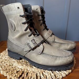 Polo‎ Ralph Lauren Ranger Hiking Boots – Olive Green – Men's 13D – Suede Leather